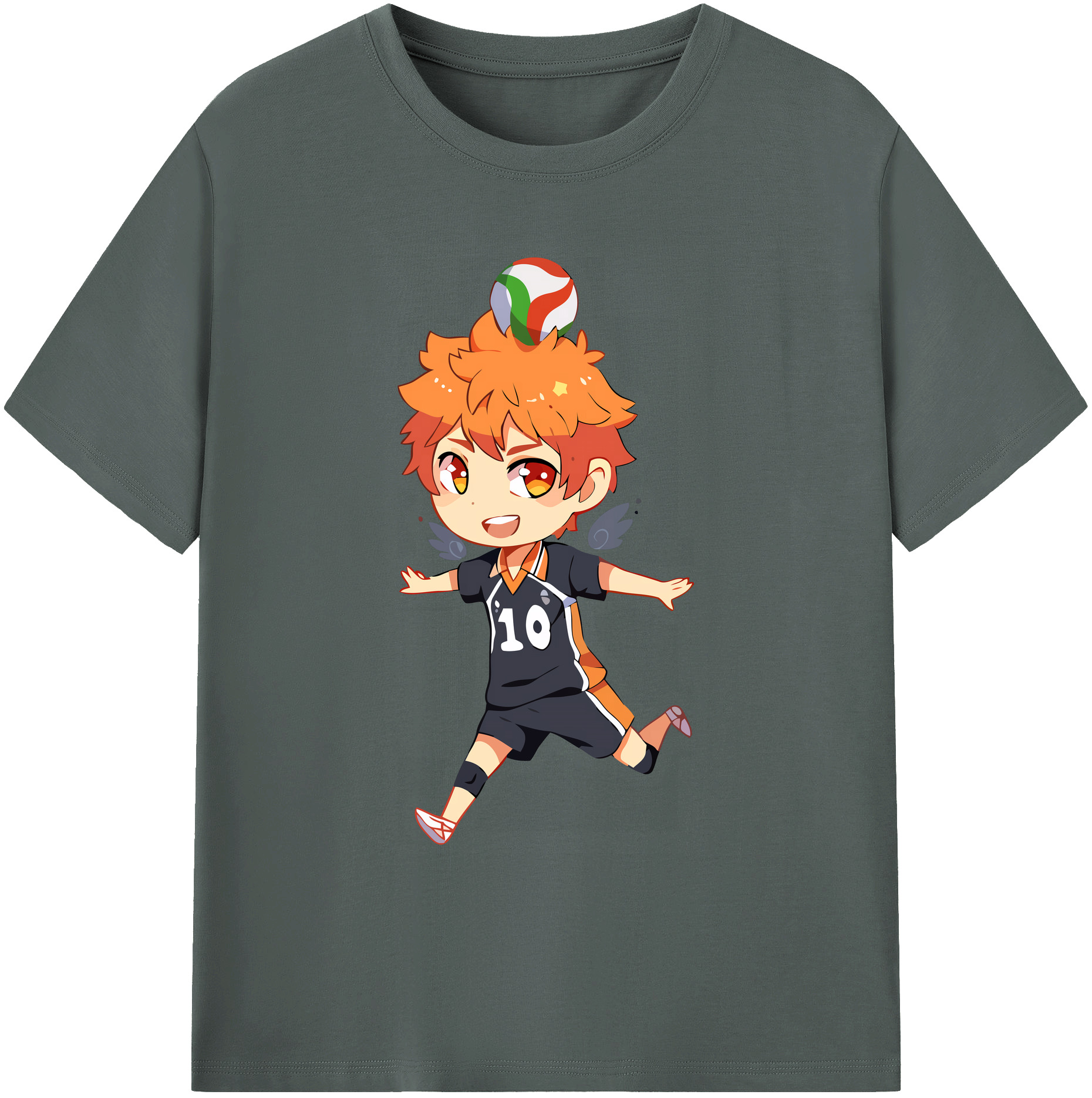 （画像用） ハイキュー!! Haikyu!! 綿100％ メンズ半袖Tシャツ｜肌触りやわらか＆通気性